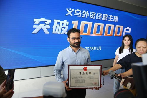 义乌外资经营主体破万户 商务信息咨询助推国际化发展